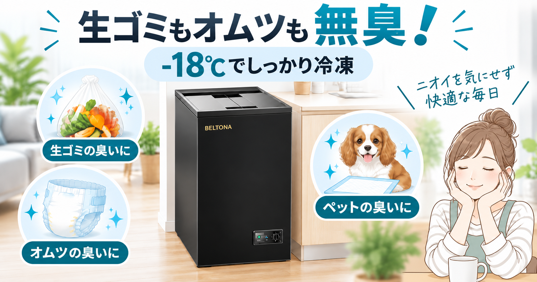BELTONAの防臭効果