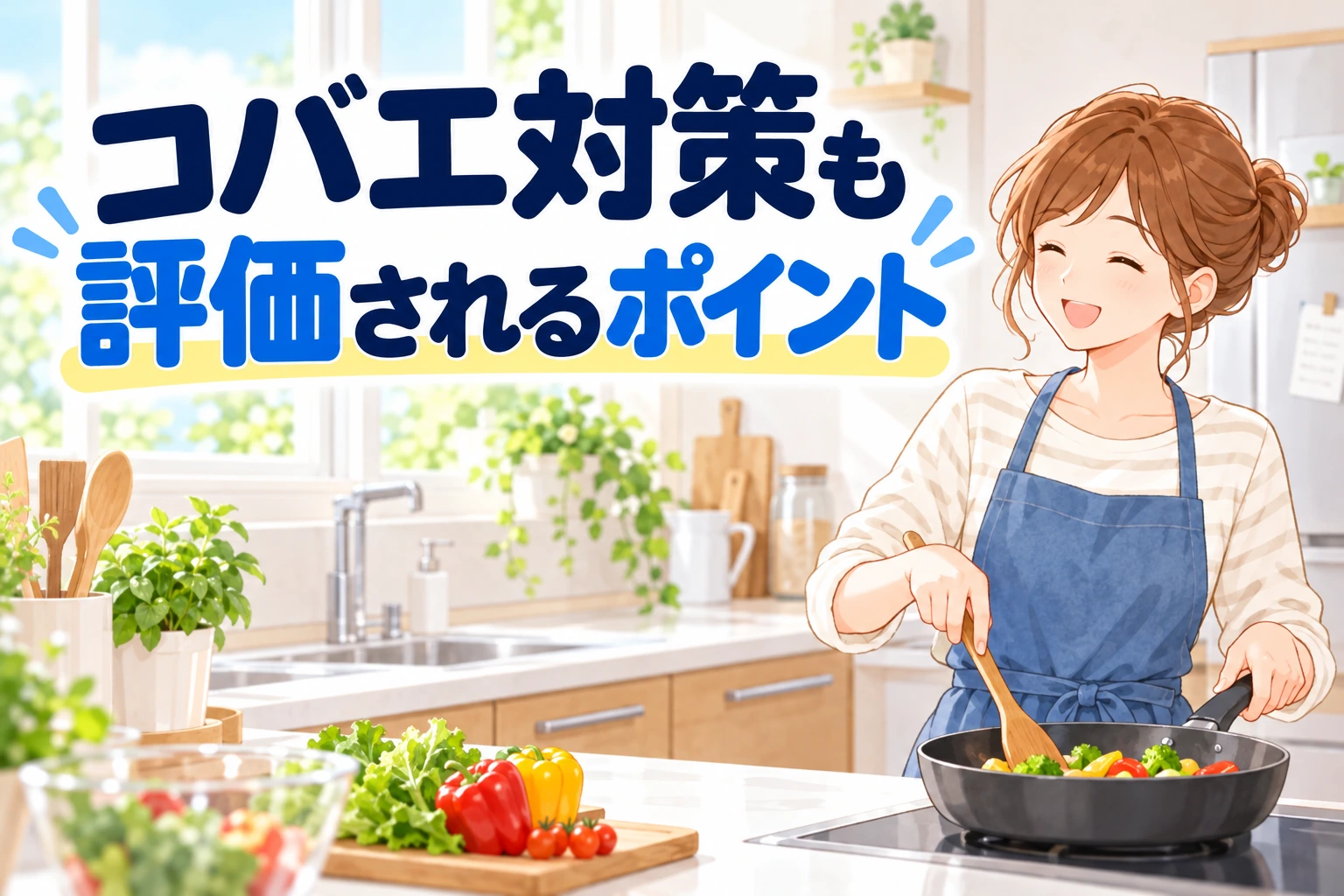 コバエ対策も、評価されるポイント