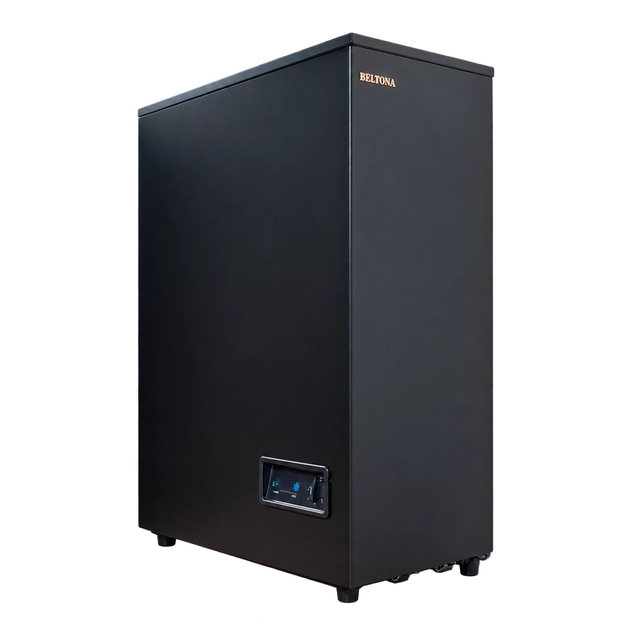 BELTONA 44L(ブラック)。正面と側面が見える白抜き商品画像