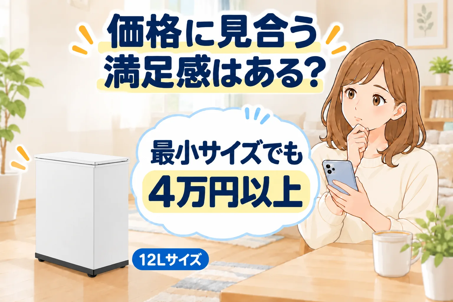 CLEAN BOXは最小サイズでも4万円以上。価格に見合う満足感があるか迷う女性